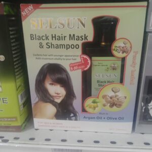 Selsun Black Hair Mask And Shampoo (238ml X2)