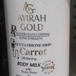 Ayirah Gold Carrot Whitening Body Milk (400ml)