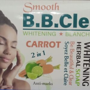 B.B. Clear 2 in 1 Carrot Whitening Herbal Soap