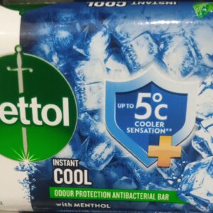 Dettol Instant Cool With Menthol Bar Soap (110g)