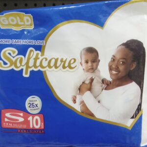 Softcare Gold Diaper With Wipe, S 3-10kg