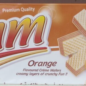 Amulya Yum Orange Flavour Wafer Biscuit (200g)