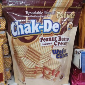 Chak-De Peanut Butter Flavoured Wafer Cubes Biscuit (150g)