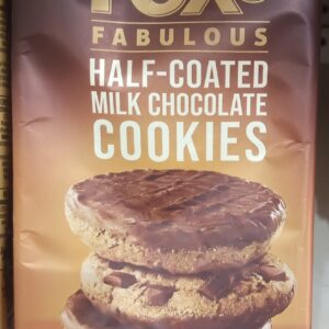 Fox's Fabulous Half-Coated Milk Chocolate Cookies (175g)