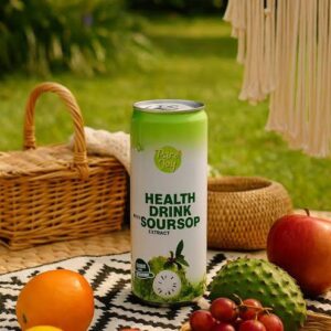 Pure Joy Health Drink Soursop Extract, Sleek Can (330ml)