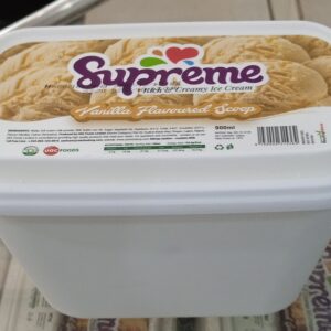 Supreme Vanilla Flavoured Ice Cream (900ml)