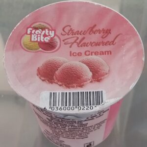 Frosty Bite Strawberry Flavoured Ice Cream (150ml)