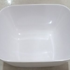 White Stock Bowl Plastic Plate