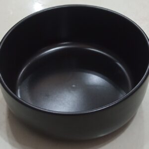 Black Ceramic Bowl