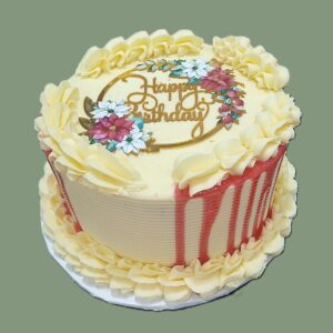 6'' Round Shape Celebration Cake